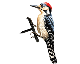 Spinfinity® Woodpecker Tree Stake