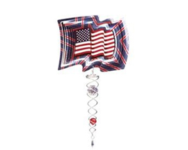 Spinfinity® Vivid Mini US Flag Wind Spinner