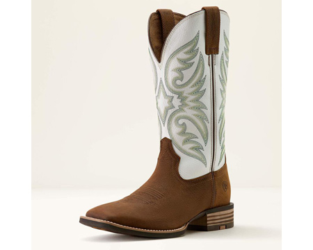 Ariat® Men's Ricochet Wide Square Toe Cowboy Boot - Mustang Brown Smokey Cream