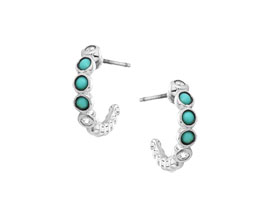 Montana Silversmiths® Turquoise Tranquility Crystal Earrings