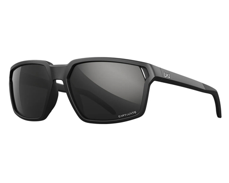 Wiley X® Sierra Sunglasses - Captivate Polarized Black Mirror
