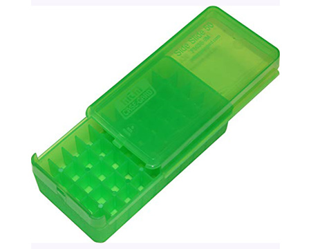 MTM Case-Gard® 9mm. Slide Handgun Ammo Box - Clear Green