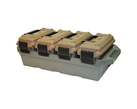 MTM Case-Gard® 4 Can Ammo Crate - Dark Earth/Forest Green