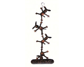 Dancing Doggies Welcome Sign