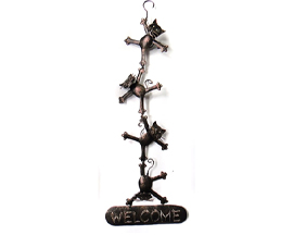 Dancing Kitties Welcome Sign