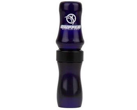 Cupped® Waterfowl Outdoors Comeback Quack Double Reed Duck Mouth Call - Purple
