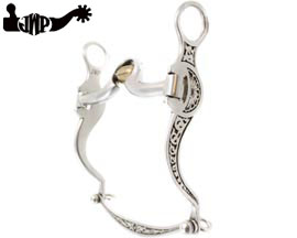 Jeremiah Watt® #1000 Arena Classic Bit - Floral Cheek with Frog Mouth