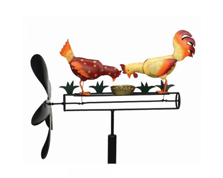 Pecking Chickens Whirligig