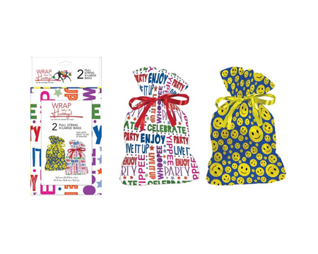 Drawstring Gift Bag XL - 2 Count
