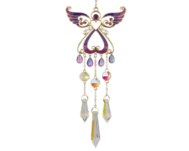 Purple Angel Ornament