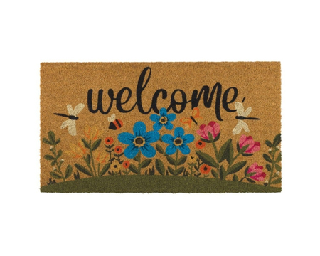 Welcome Flowers Doormat
