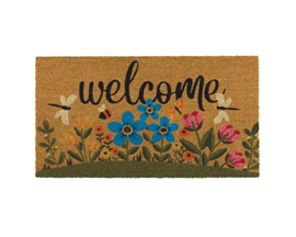 Welcome Flowers Doormat