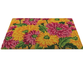 Dahlia Doormat