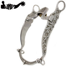 Jeremiah Watt® #1300 Arena Classic Bit - Ivy Leaf Cheek with Ported Mona Lisa Mouth