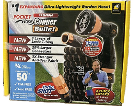 Copper Bullet&reg; Pocket Hose&reg; 50 ft