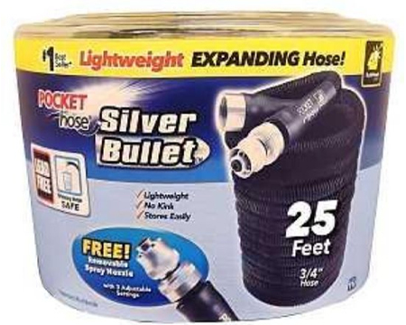 Pocket Hose&reg; Silver Bullet Garden Hose 25�
