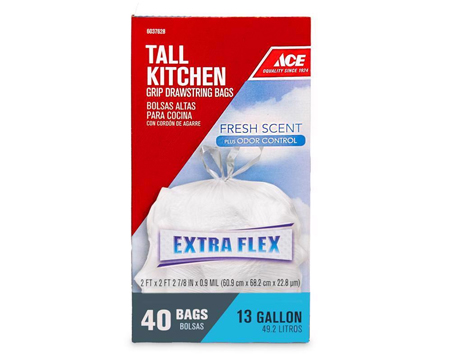 Ace&reg; Tall Kitchen Bags - Fresh Scent