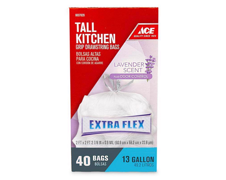 ACE&reg; Tall Kitchen Bags - Lavender