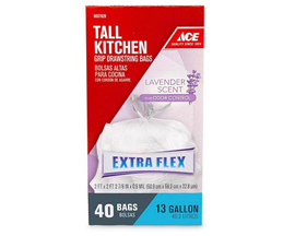 ACE® Tall Kitchen Bags - Lavender