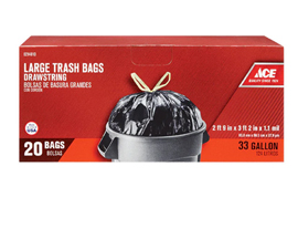 ACE&reg; Large Drawstring Trash Bags 20 Ct