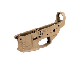 Warrior Systems&reg; Billet Stripped Lower Receiver - FDE