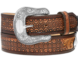 Tony Lama&reg; 36" Tan High Roller Belt