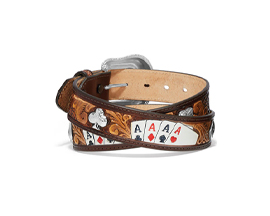 Tony Lama&reg; Men's 40" High Roller Belt Tan