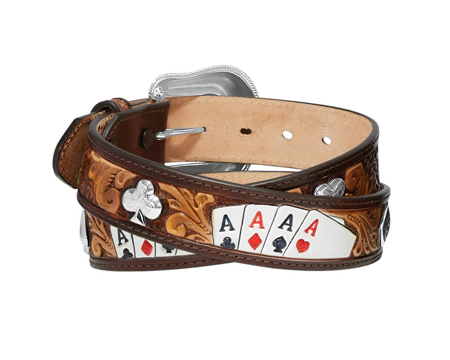 Tony Lama&reg; Men's 46" High Roller Belt Tan