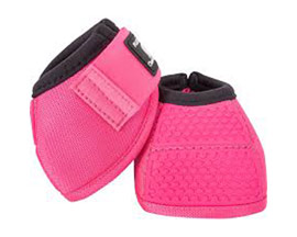 Classic Equine&reg; Large Flexion No-Turn Bell Boots - Hot Pink