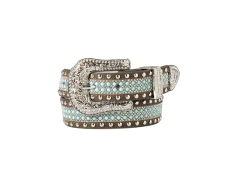Angel Ranch® Girl's Turquoise Beaded Belt 26