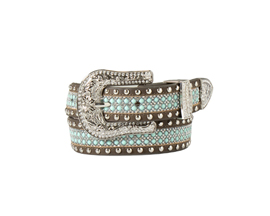 Angel Ranch® Girl's Turquoise Beaded Belt 26