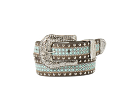 Angel Ranch® Girl's Turquoise Beaded Belt 28