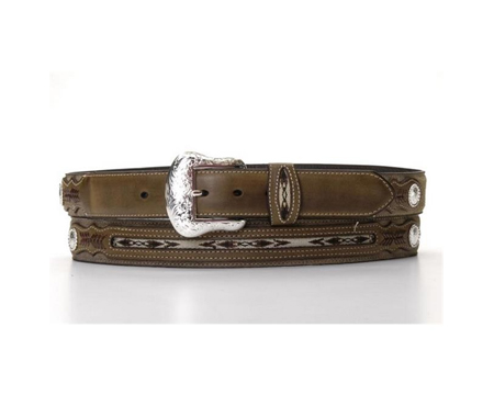 Nocona&reg; Men's Top Hand Fabric Inset Belt 36