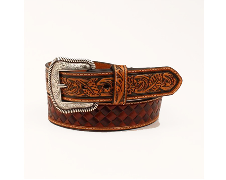Nocoma&reg; Men's Embossed Tape Basketweave Belt 32