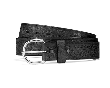 Justin&reg; 42 in. Men's Hand Tooled Western Belt Black