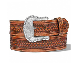 Justin&reg; 36 in. Men's Basic Leather Work Belt Reg & Big Bark - Brown