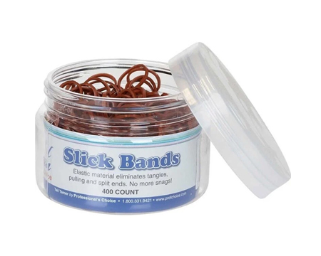 Professional's Choice Tail Tamer Slick Bands - Brown