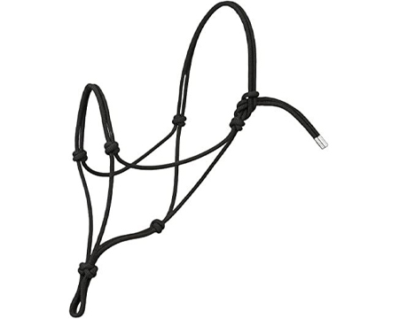 Weaver Silvertip Draft Rope Halter - Black