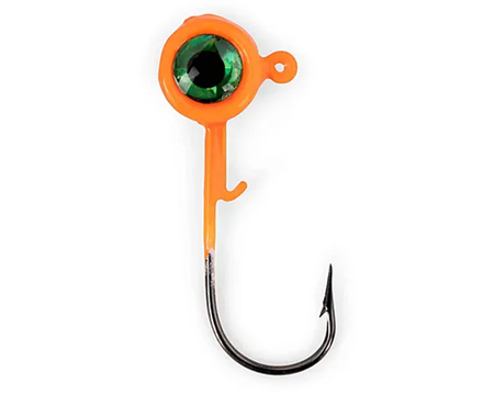Big Eye Jig Heads - 1/16 oz Orange
