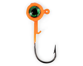 Big Eye Jig Heads - 1/16 oz Orange