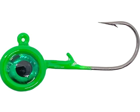 Big Eye Jig Heads - 1/8 oz Green