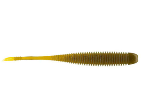 BaitFuel Flat Sided Shad - Green Pumpkin
