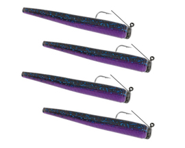 Weedless Ned Rig - Purple Haze