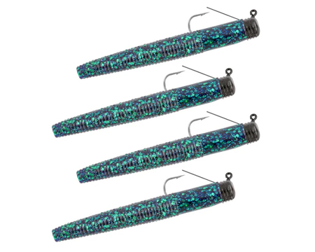 Weedless Ned Rig - 1/8 oz Black/Blue