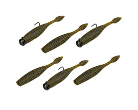 Perfection Lures® Dudley S Pre-Rigged Ned Finesse Worm Bait Trout Kit - Green Pumpkin