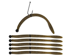 Anything Possible Brands® David Dudley Pre-Rigged Neko Kit - Green Pumpkin