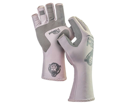 Half Finger Guide Gloves - Lite Grey M