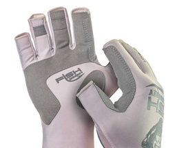 Half Finger Guide Gloves - Lite Grey M