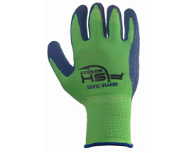 Fish Monkey® Gripper Gloves - Neon Green/Royal L/XL