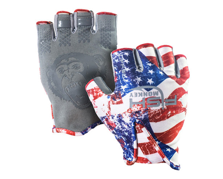 Fish Monkey® Stubby Guide Glove - Americana Small